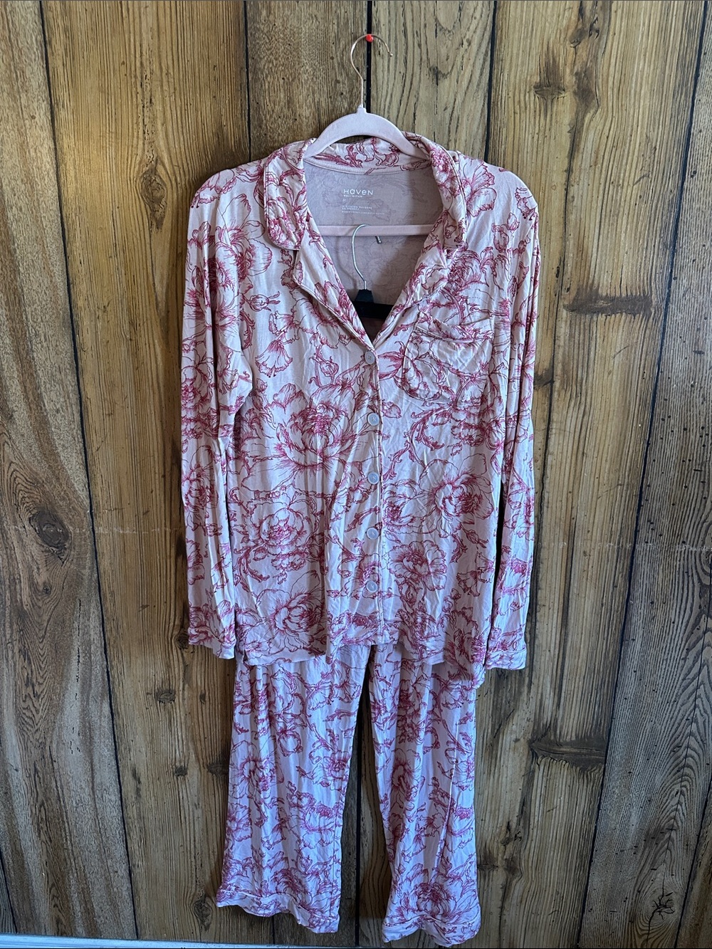 Haven Well Within Pink Floral Pajama Set